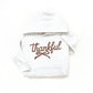 Thankful Coquette Distressed - Toddler Hoodie and Youth Graphic Hoodie