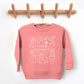 Cozy Season Coquette Icons - Toddler Graphic Sweatshirt and Youth Graphic Sweatshirt