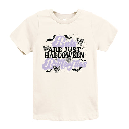 Bats Are Just Halloween Butterflies - Youth Short Sleeve Graphic T-Shirt and Toddler Short Sleeve Graphic T-Shirt