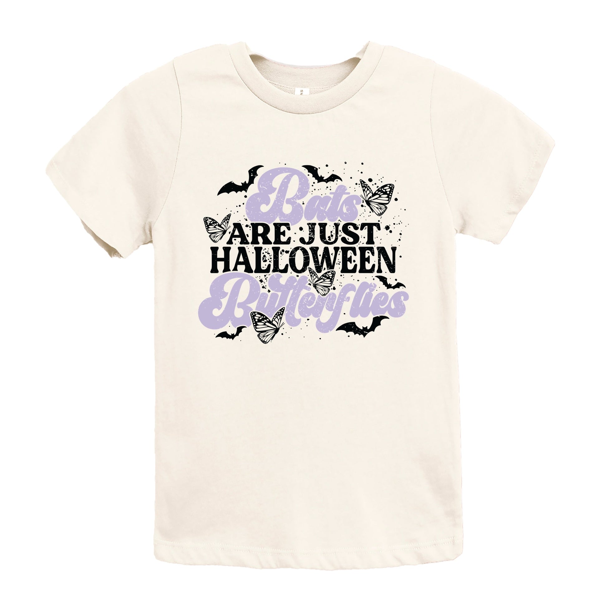 Bats Are Just Halloween Butterflies - Youth Short Sleeve Graphic T-Shirt and Toddler Short Sleeve Graphic T-Shirt