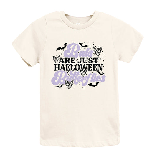 Bats Are Just Halloween Butterflies - Youth Short Sleeve Graphic T-Shirt and Toddler Short Sleeve Graphic T-Shirt