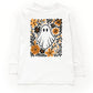 Ghost Floral Orange - Toddler Long Sleeve Graphic Tee and Youth Long Sleeve Graphic T-Shirt