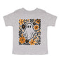Ghost Floral Orange - Youth Short Sleeve Graphic T-Shirt and Toddler Short Sleeve Graphic T-Shirt