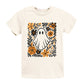 Ghost Floral Orange - Youth Short Sleeve Graphic T-Shirt and Toddler Short Sleeve Graphic T-Shirt