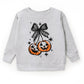 Coquette Pumpkin Cherries - Toddler Graphic Sweatshirt and Youth Graphic Sweatshirt