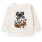 Coquette Pumpkin Cherries - Toddler Graphic Sweatshirt and Youth Graphic Sweatshirt