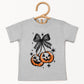 Coquette Pumpkin Cherries - Youth Short Sleeve Graphic T-Shirt and Toddler Short Sleeve Graphic T-Shirt