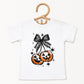 Coquette Pumpkin Cherries - Youth Short Sleeve Graphic T-Shirt and Toddler Short Sleeve Graphic T-Shirt