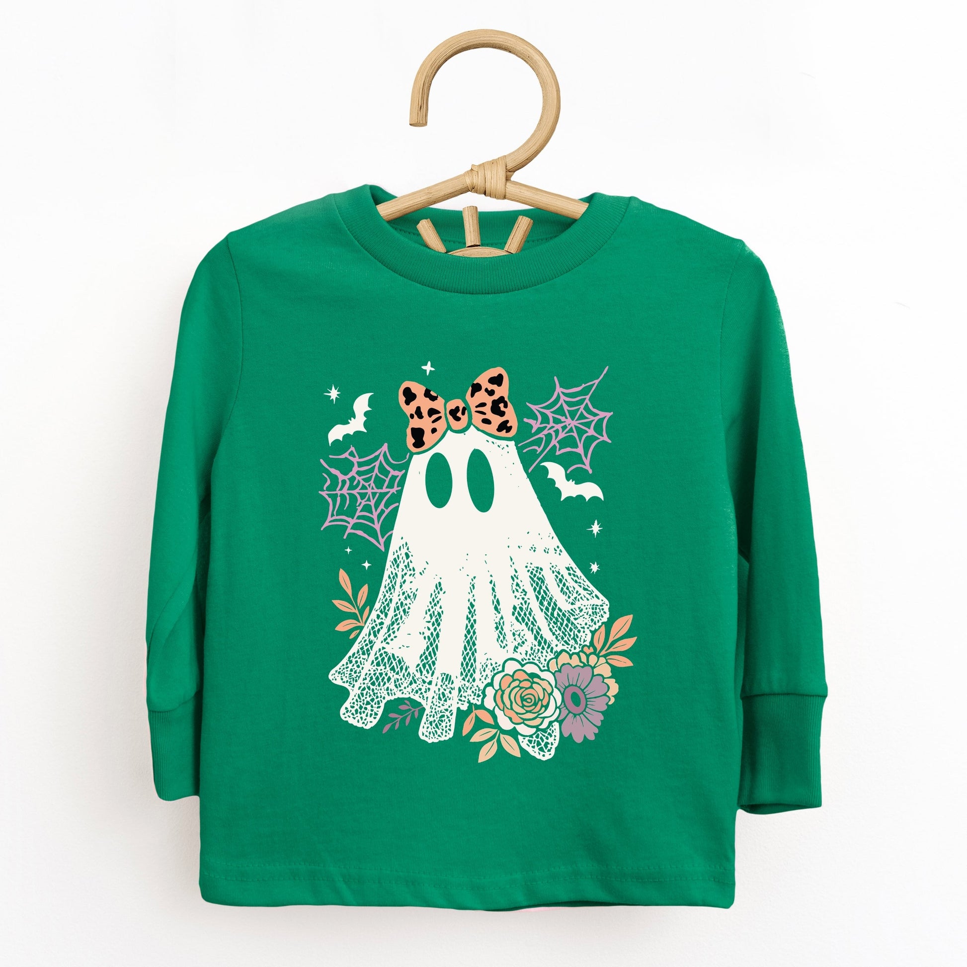 Coquette Ghost Roses - Toddler Long Sleeve Graphic Tee and Youth Long Sleeve Graphic T-Shirt