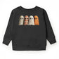 Four Ghosts Shadow Quilted Printed - Toddler Graphic Sweatshirt and Youth Graphic Sweatshirt