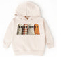 Four Ghosts Shadow Quilted Printed - Toddler Hoodie and Youth Graphic Hoodie