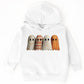 Four Ghosts Shadow Quilted Printed - Toddler Hoodie and Youth Graphic Hoodie