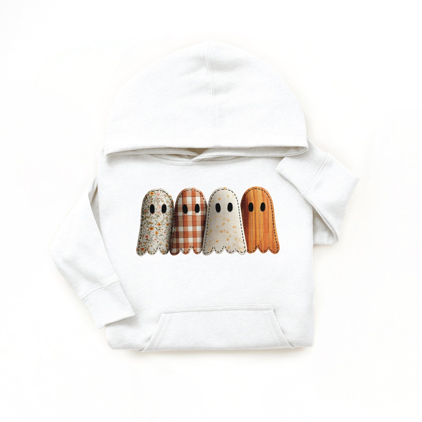 Four Ghosts Shadow Quilted Printed - Toddler Hoodie and Youth Graphic Hoodie