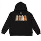Four Ghosts Shadow Quilted Printed - Toddler Hoodie and Youth Graphic Hoodie