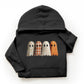 Four Ghosts Shadow Quilted Printed - Toddler Hoodie and Youth Graphic Hoodie