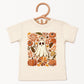 Ghost Floral Collage - Youth Short Sleeve Graphic T-Shirt and Toddler Short Sleeve Graphic T-Shirt