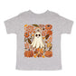 Ghost Floral Collage - Youth Short Sleeve Graphic T-Shirt and Toddler Short Sleeve Graphic T-Shirt