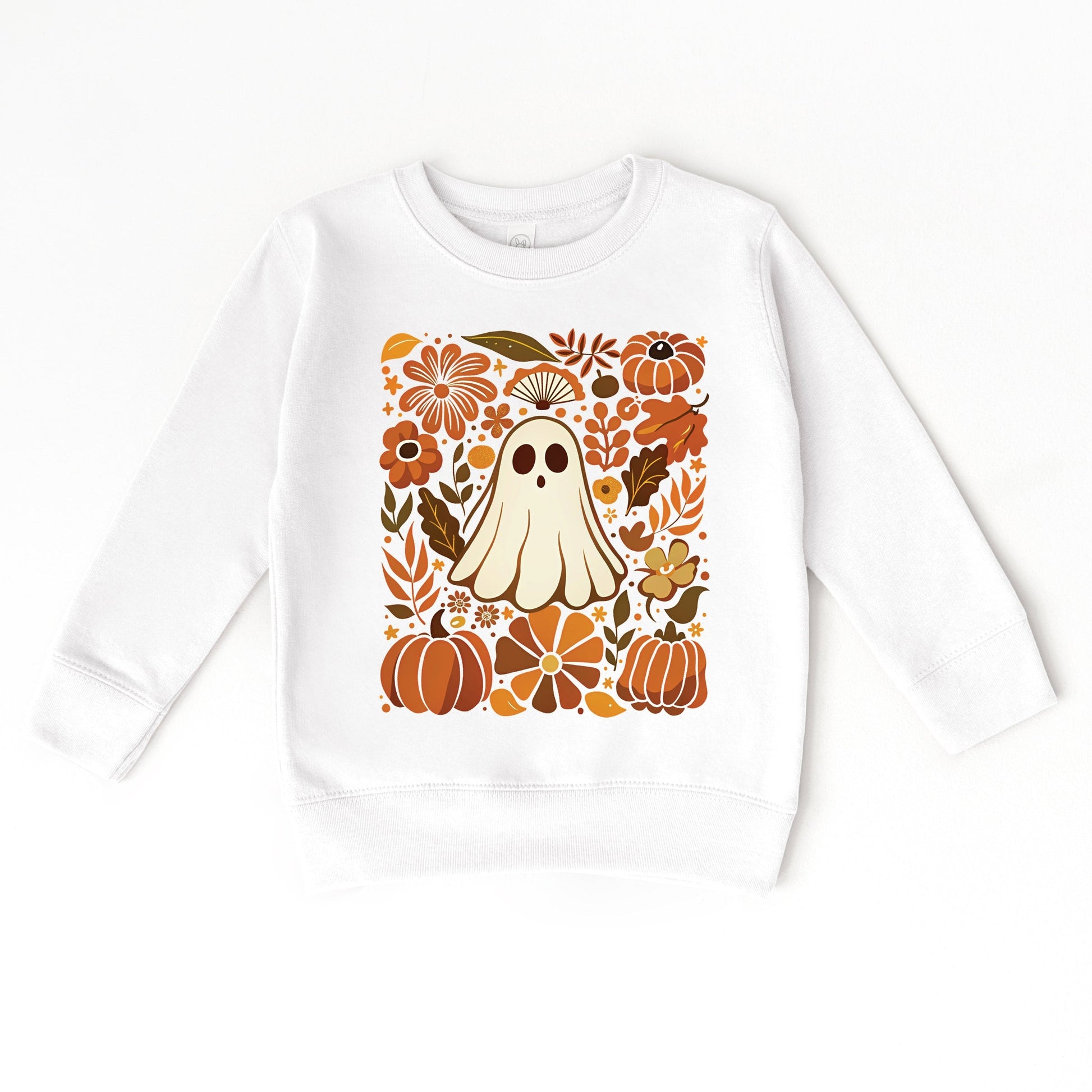 Ghost Floral Collage - Youth Graphic Sweatshirt and Toddler Graphic Sweatshirt