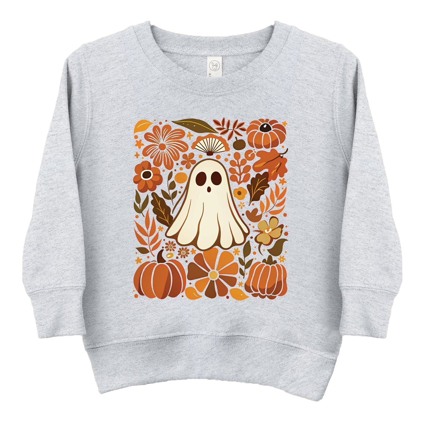 Ghost Floral Collage - Youth Graphic Sweatshirt and Toddler Graphic Sweatshirt