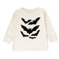 Halloween Bats Distressed - Toddler Long Sleeve Graphic Tee and Youth Long Sleeve Graphic T-Shirt