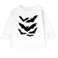 Halloween Bats Distressed - Toddler Long Sleeve Graphic Tee and Youth Long Sleeve Graphic T-Shirt