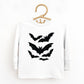 Halloween Bats Distressed - Toddler Long Sleeve Graphic Tee and Youth Long Sleeve Graphic T-Shirt
