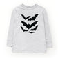 Halloween Bats Distressed - Toddler Long Sleeve Graphic Tee and Youth Long Sleeve Graphic T-Shirt