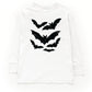 Halloween Bats Distressed - Toddler Long Sleeve Graphic Tee and Youth Long Sleeve Graphic T-Shirt