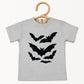 Halloween Bats Distressed - Youth Short Sleeve Graphic T-Shirt and Toddler Short Sleeve Graphic T-Shirt