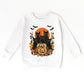Black Cats Pumpkin Vintage - Toddler Graphic Sweatshirt and Youth Graphic Sweatshirt