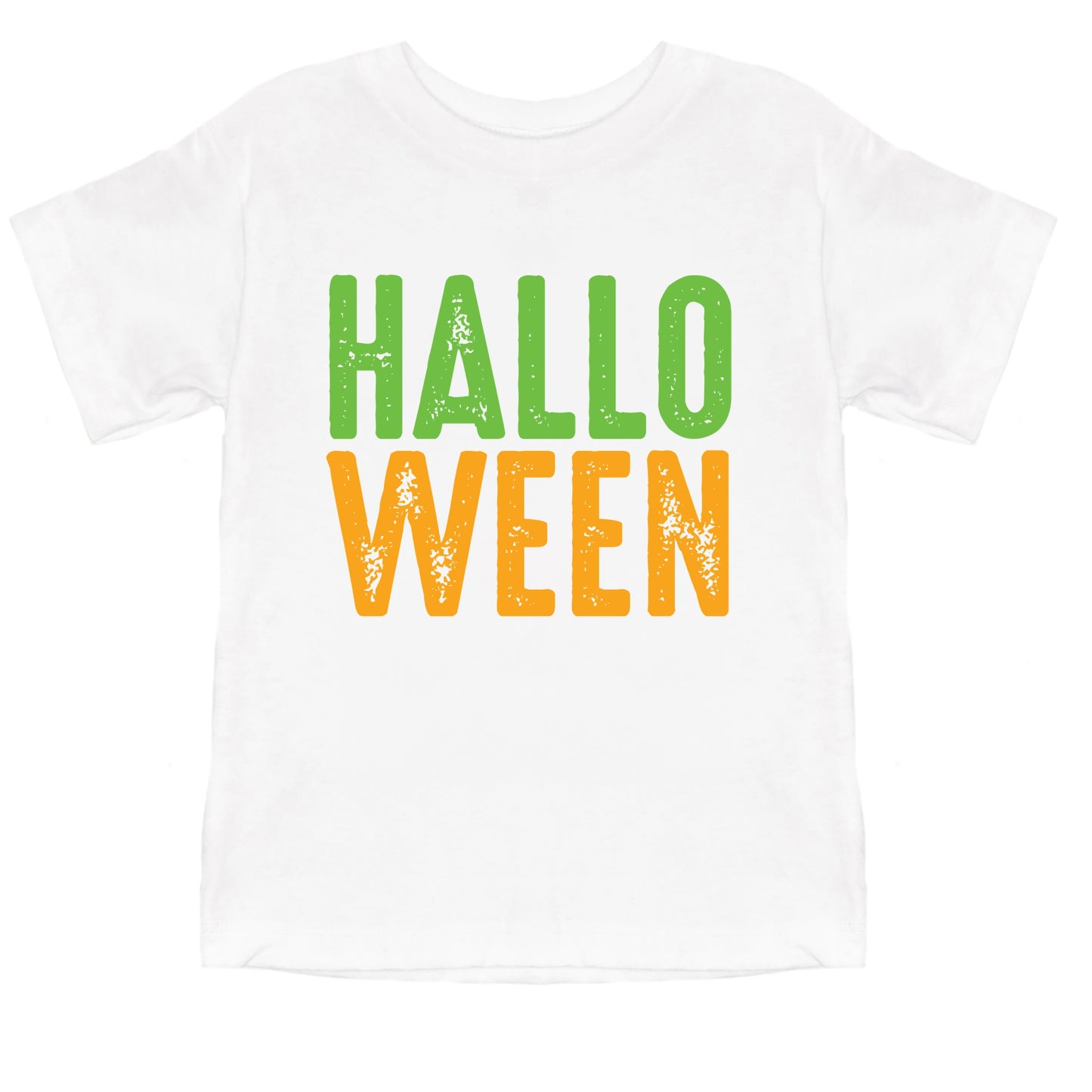 Halloween Bright Distressed - Youth Short Sleeve Graphic T-Shirt and Toddler Short Sleeve Graphic T-Shirt