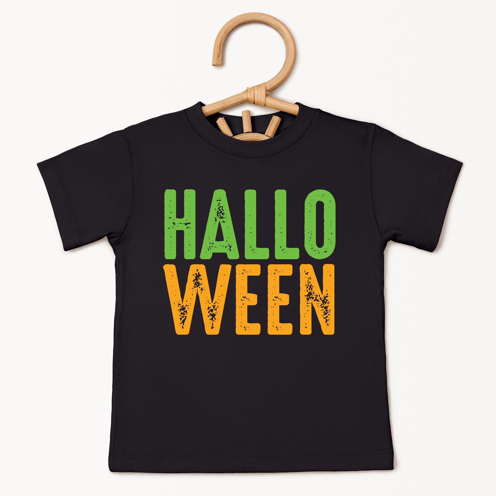 Halloween Bright Distressed - Youth Short Sleeve Graphic T-Shirt and Toddler Short Sleeve Graphic T-Shirt