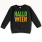 Halloween Bright Distressed - Toddler Graphic Sweatshirt and Youth Graphic Sweatshirt