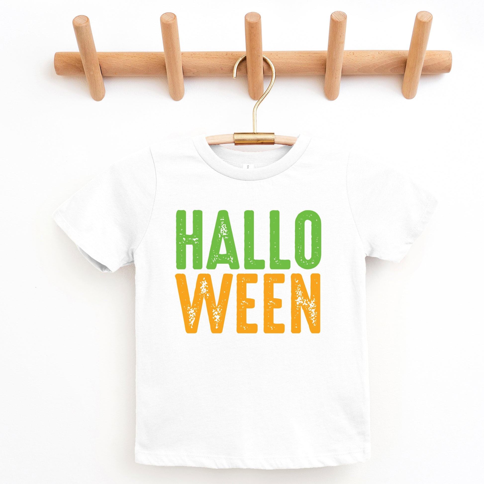 Halloween Bright Distressed - Youth Short Sleeve Graphic T-Shirt and Toddler Short Sleeve Graphic T-Shirt