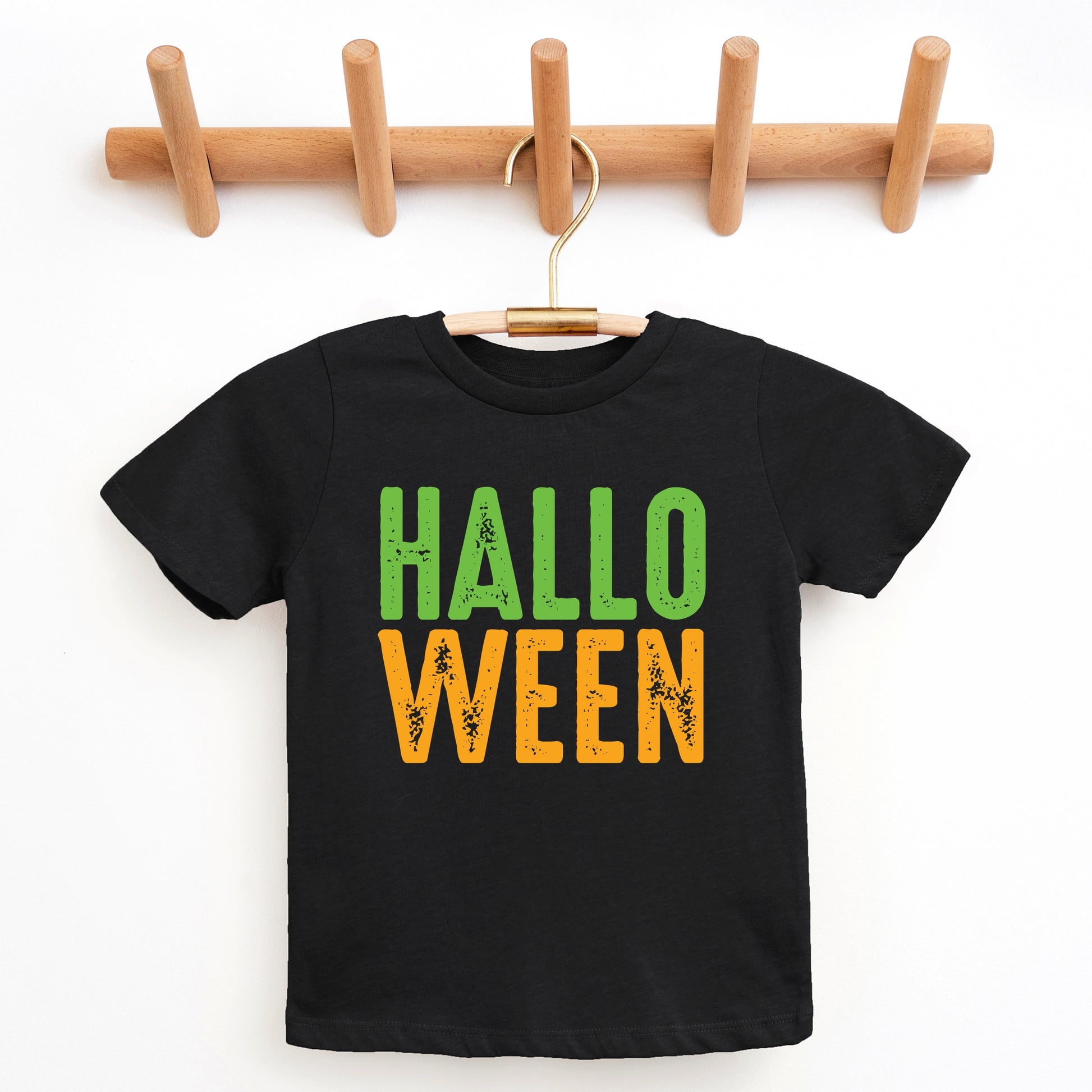 Halloween Bright Distressed - Youth Short Sleeve Graphic T-Shirt and Toddler Short Sleeve Graphic T-Shirt
