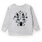 Two Skeletons Dancing Grave - Toddler Graphic Sweatshirt and Youth Graphic Sweatshirt