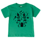 Two Skeletons Dancing Grave - Youth Short Sleeve Graphic T-Shirt and Toddler Short Sleeve Graphic T-Shirt