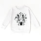 Two Skeletons Dancing Grave - Toddler Graphic Sweatshirt and Youth Graphic Sweatshirt