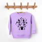 Two Skeletons Dancing Grave - Toddler Graphic Sweatshirt and Youth Graphic Sweatshirt
