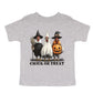 Chick or Treat Halloween Chickens - Youth Short Sleeve Graphic T-Shirt and Toddler Short Sleeve Graphic T-Shirt