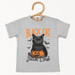 Black Cat Social Club Pumpkin - Youth Short Sleeve Graphic T-Shirt and Toddler Short Sleeve Graphic T-Shirt