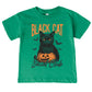 Black Cat Social Club Pumpkin - Youth Short Sleeve Graphic T-Shirt and Toddler Short Sleeve Graphic T-Shirt