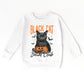 Black Cat Social Club Pumpkin - Toddler Graphic Sweatshirt and Youth Graphic Sweatshirt