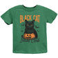 Black Cat Social Club Pumpkin - Youth Short Sleeve Graphic T-Shirt and Toddler Short Sleeve Graphic T-Shirt