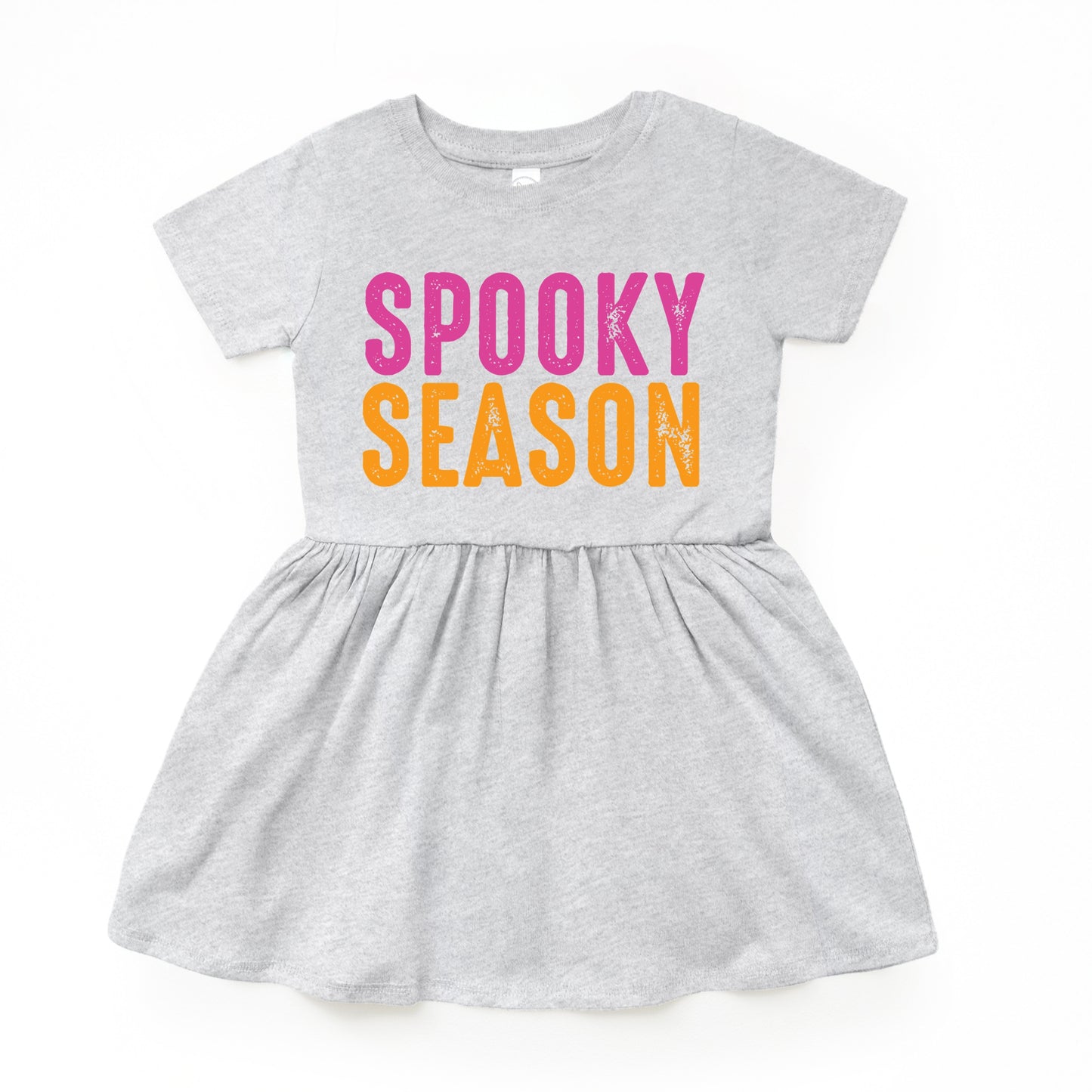 Spooky Season Bright Distressed - Toddler Graphic Dress and Infant Dress