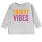 Spooky Vibes Bright Distressed - Toddler Long Sleeve Graphic Tee and Youth Long Sleeve Graphic T-Shirt