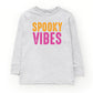Spooky Vibes Bright Distressed - Toddler Long Sleeve Graphic Tee and Youth Long Sleeve Graphic T-Shirt