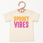 Spooky Vibes Bright Distressed - Youth Short Sleeve Graphic T-Shirt and Toddler Short Sleeve Graphic T-Shirt