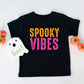 Spooky Vibes Bright Distressed - Youth Short Sleeve Graphic T-Shirt and Toddler Short Sleeve Graphic T-Shirt