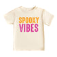 Spooky Vibes Bright Distressed - Youth Short Sleeve Graphic T-Shirt and Toddler Short Sleeve Graphic T-Shirt